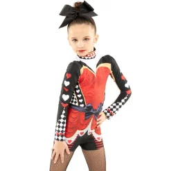 Youth Queen of Hearts Biketard