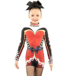 Youth Queen of Hearts Biketard