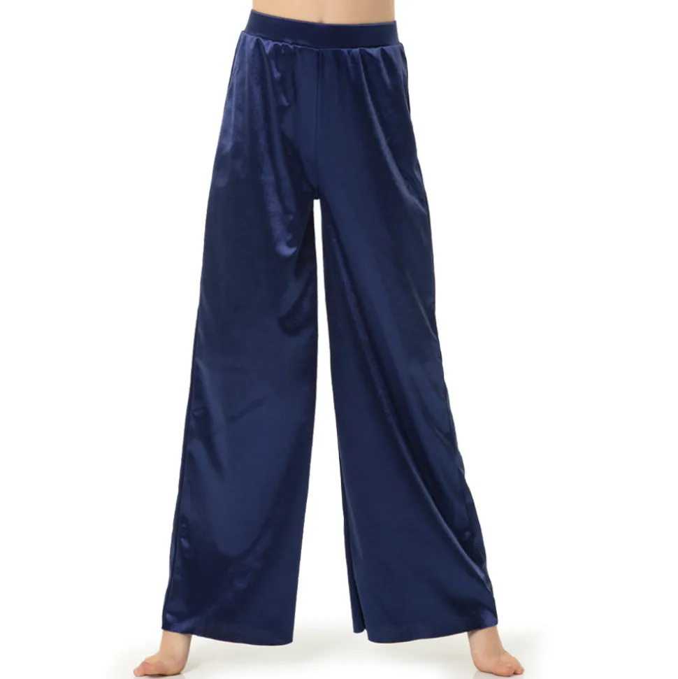 Youth Satin Lux Wide Leg Pant