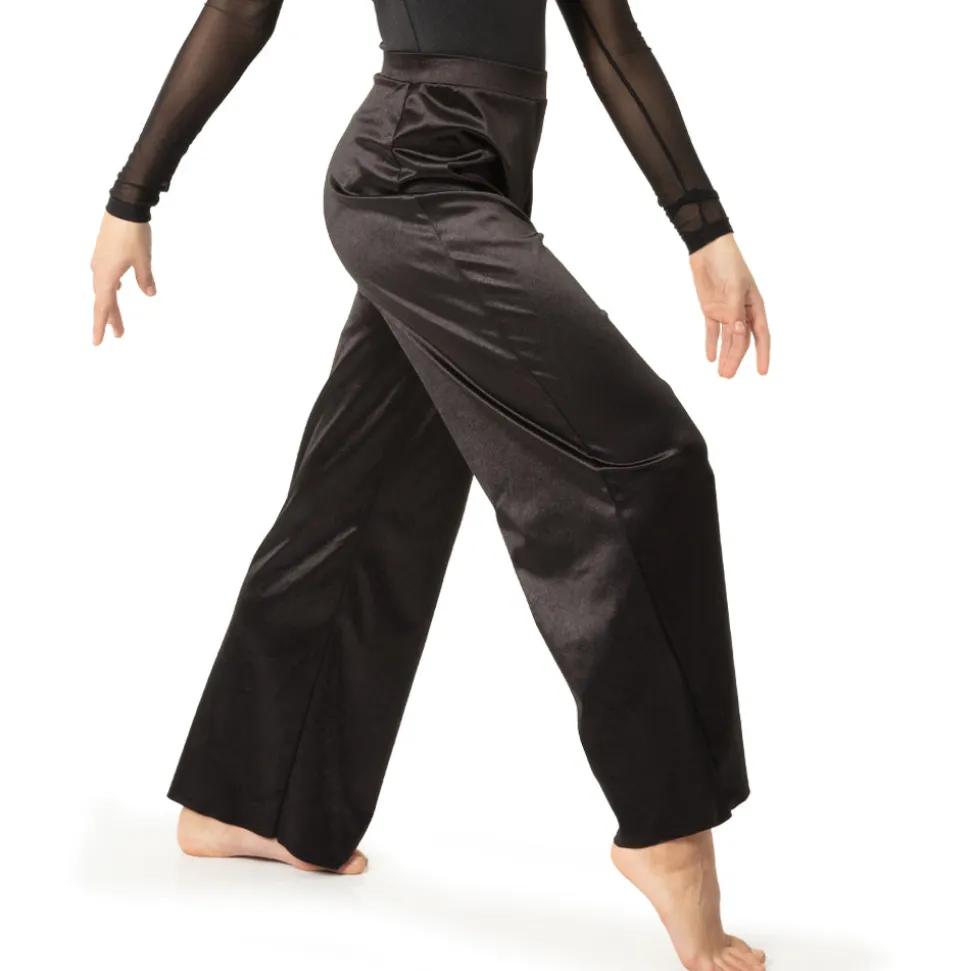 Youth Satin Lux Wide Leg Pant
