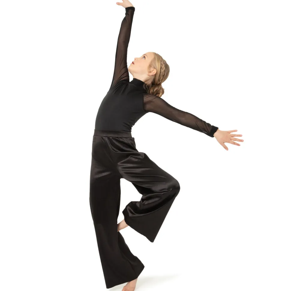 Youth Satin Lux Wide Leg Pant