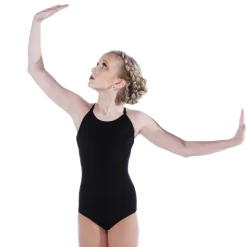 Youth Scoopneck Asymmetrical Strap Back Leotard
