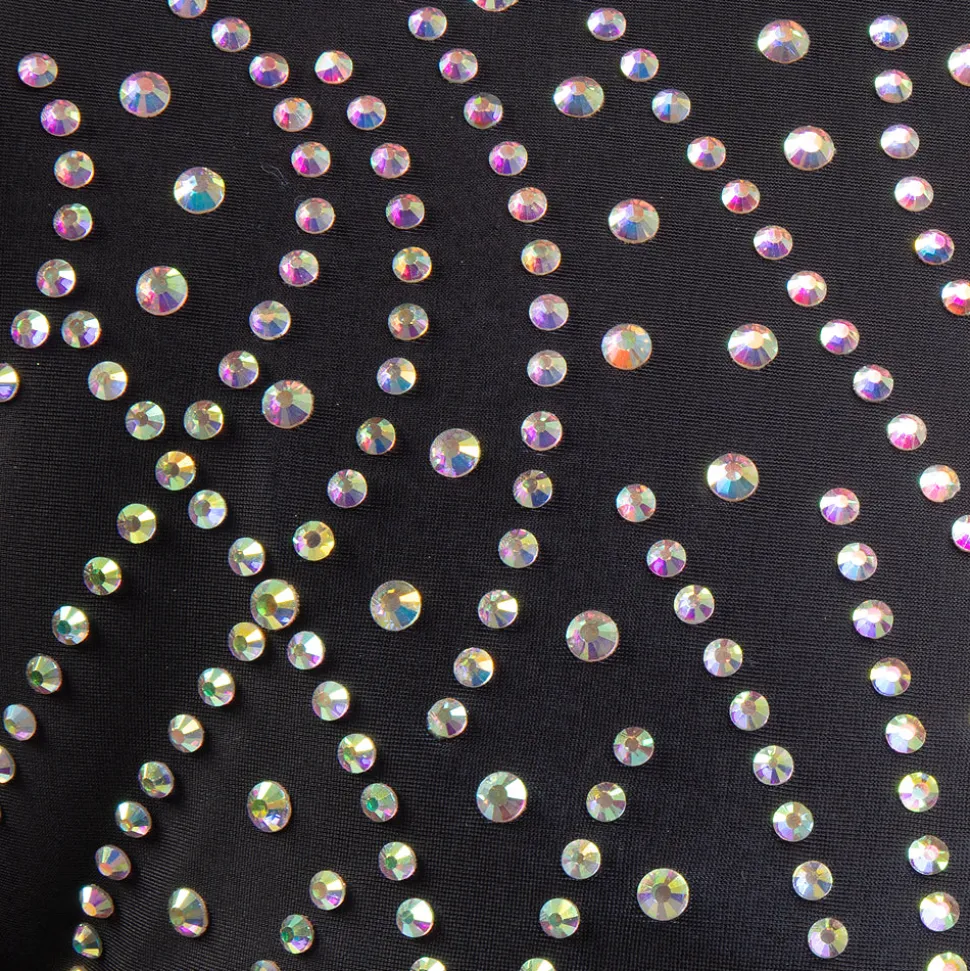 Youth Shine On Rhinestone Long Sleeve Biketard