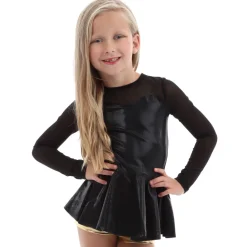 Youth Sweetheart Peplum Long Sleeve Top